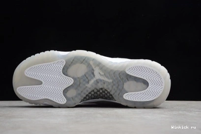 WHITE 11 METALLIC SILVER - JORDAN RETRO 0915